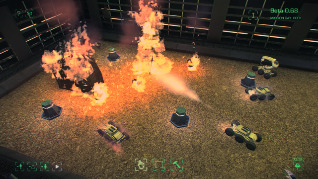 Maia game fire fighting robot